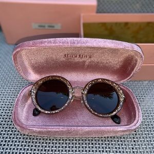 Authentic MIU MIU NOIR EYEWEAR WITH GLITTER